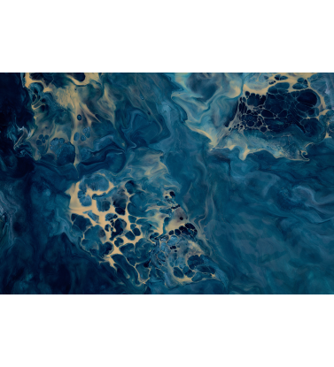 Зелено-бежевые волны