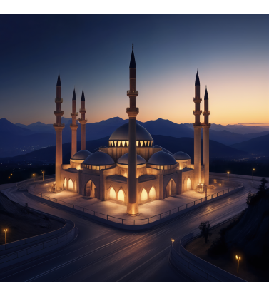 Мечеть на закате