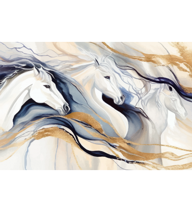 Силуэты лошадей