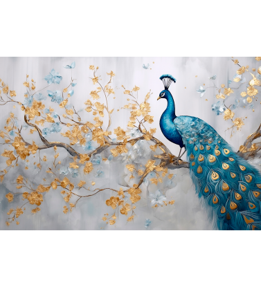 Павлин на ветке