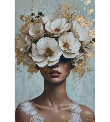 Девушка цветок