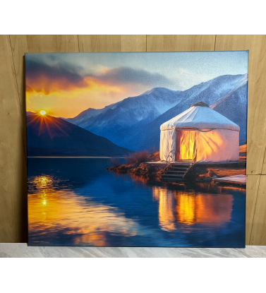 Юрта на берегу реки Юрта на берегу реки