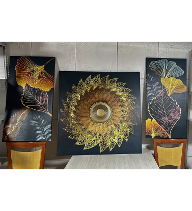 Круг и листья Круг и листья